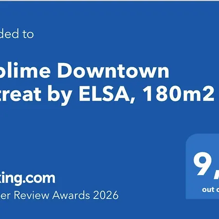 Sublime Downtown Retreat By Elsa, 180m2 Apartmán *