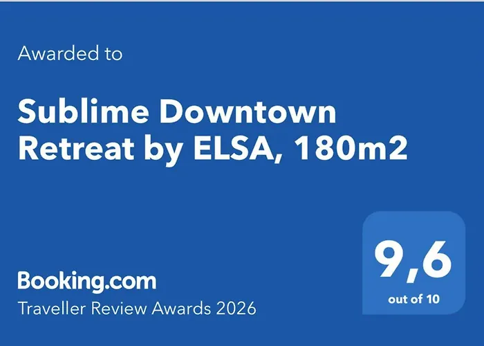 Sublime Downtown Retreat By Elsa, 180m2 דירה *
